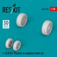 1/48 F-4C/D/E/F Phantom II Weighted Wheels