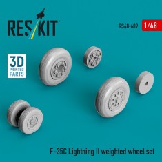 1/48 F-35C Lightning II Weighted Wheels