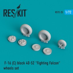 1/72 Dynamics F-16 (C) Block 40-52 Fighting Falcon Wheels for Tamiya/Revell kits