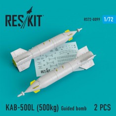1/72 Su-24/30/34, MiG-27/29SMT, YAK-130 KAB-500L (500kg) Guided Bomb (2pcs)