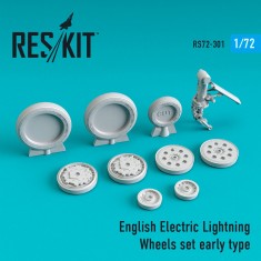 1/72 EE Lightning Wheels set Early Type for Trumpeter/Airfix kits