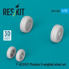 1/72 F-4C/D/E/F Phantom II Weighted Wheels