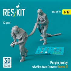 1/32 Modern Purple Jersey Refueling Team Scene #2 (2 figures)