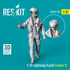 1/32 F-35 Lightning II Pilot Scene 1