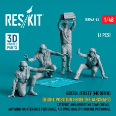 1/48 Modern Green Jersey Right Position From The Aircraft (4 figures)