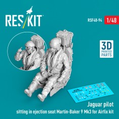 1/48 Jaguar Pilot with Martin-Baker Mk.9 Mk.3 Ejection Seat for Airfix Kit