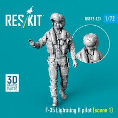 1/72 F-35 Lightning II Pilot Figure Scene #1