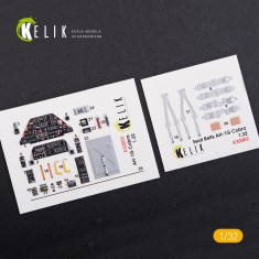 1/32 Bell AH-1G Cobra Interior 3D Decals for ICM kit