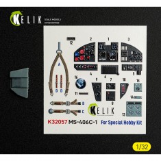 1/32 MS-406C-1 Interior 3D Decals for Special Hobby kit