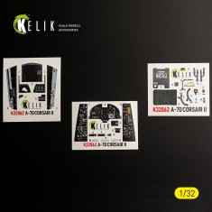 1/32 A-7D CORSAIR II Interior 3D Decals for Trumpeter kit