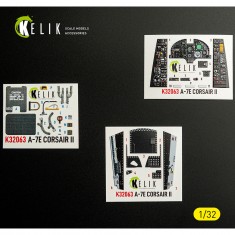 1/32 A-7E CORSAIR II Interior 3D Decals for Trumpeter kit