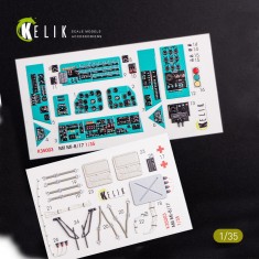1/35 Mil MI-8MT/MI-17 Interior 3D Decals for Trumpeter kit
