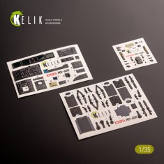 1/35 MH-60R Interior 3D Decals for Kitty Hawk kit