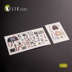 1/35 Spitfire Mk.VB Interior 3D Decals for Border kit