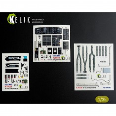 1/35 S-64E Skycrane Interior 3D Decals for ICM kit