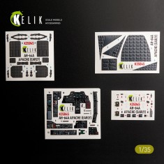 1/35 AH-64A Apache Early Interior 3D Decal Set for Trumpeter Kit