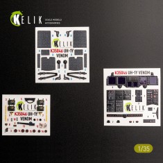 1/35 UH-1Y Venom Interior 3D Decal Set for Trumpeter Kit