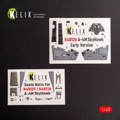 1/48 A-4M Early Interior 3D Decals for Magic Factory kit