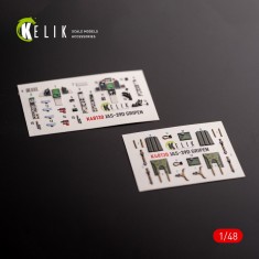 1/48 Jas-39 D Interior 3D Decals for Italeri kit