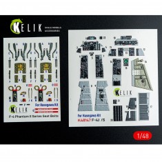 1/48 F-4J/S Interior 3D Decals for Hasegawa kit