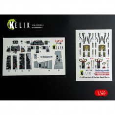 1/48 F-4E Interior 3D Decals for Hasegawa kit