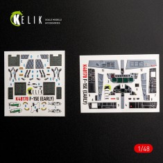 1/48 F-15E Eagle Early Interior 3D Decal Set for Hasegawa Kit