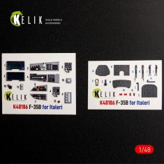 1/48 F-35B Lightning II Interior 3D Decal Set for Italeri Kit