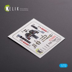 1/72 Northrop F-5E Tiger II Early series Interior 3D Decals for Dream Model