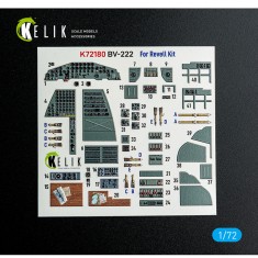 1/72 BV-222 Interior 3D Decals for Revell kit