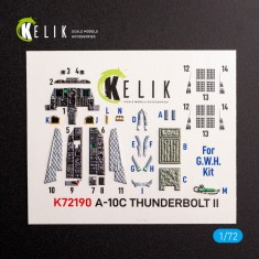1/72 A-10C Thunderbolt II Interior 3D Decals for GWH kit