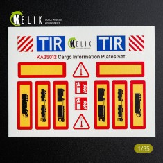 1/35 Cargo Information Plates set #1 (Decal for models)