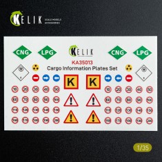 1/35 Cargo Information Plates set #2 (Decal for models)