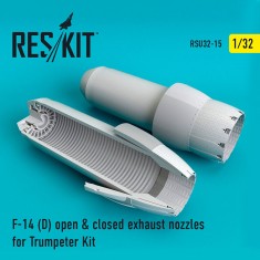 1/32 Grumman F-14D Tomcat Open & Closed Exhaust Nozzles Trumpeter Kit