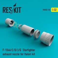 1/32 Lockheed F-104 Starfighter A/C/D/J/G Exhaust Nozzle for Italeri kits