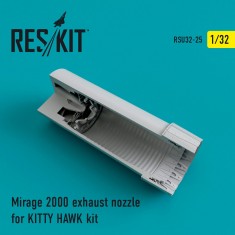 1/32 Mirage 2000 Exhaust Nozzles for Kitty Hawk kits