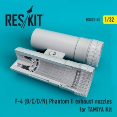 1/32 McDonnell Douglas F-4 Phantom II (B/C/D/N) Phantom II Exhaust Nozzles for Tamiya