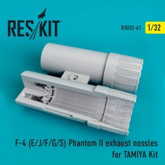 1/32 McDonnell Douglas F-4 Phantom II (E/J/F/G/S) Phantom II Exhaust Nozzles for Tamiya