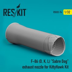 1/32 F-86 (D, K, L) "Sabre Dog" Exhaust Nozzle for KittyHawk kit