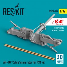 1/32 AH-1G Cobra Main Rotor for ICM Kit