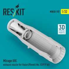 1/32 Mirage IIIE Exhaust Nozzle for Italeri/Revell 03919 Kit