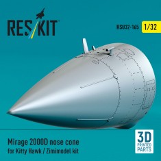 1/32 Mirage 2000D Nose Cone for Kitty Hawk / Zimimodel Kit
