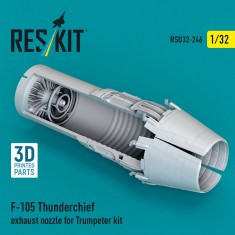 1/32 F-105 Thunderchief Exhaust Nozzle for Trumpeter kit