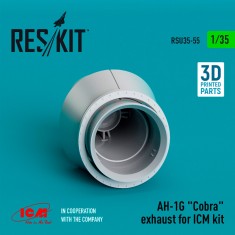 1/35 Bell AH-1G "Cobra" Exhaust for ICM kit