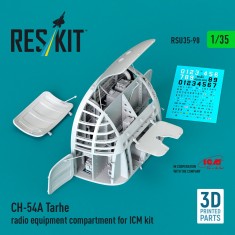 1/35 CH-54A Tarhe Radio Equipment Compartment for ICM Kit