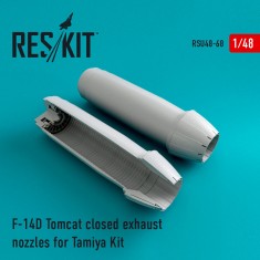 1/48 Grumman F-14D Tomcat Closed Exhaust Nozzles for Tamiya kits