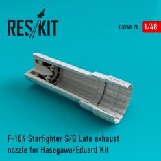 1/48 Lockheed F-104 Starfighter S/G Late Exhaust Nozzle for Hasegawa/Eduard kits