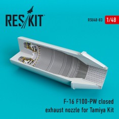 1/48 General Dynamics F-16 Fighting Falcon (F100-PW) Closed Exhaust Nozzles for Tamiya