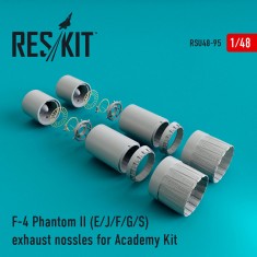 1/48 McDonnell Douglas F-4 Phantom II E/J/F/G/S Exhaust Nozzles for Academy kits