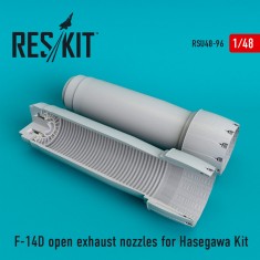 1/48 Grumman F-14 (D) Tomcat Open Exhaust Nozzles for Hasegawa Kit 