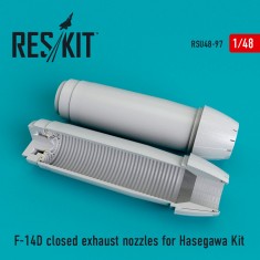 1/48 Grumman F-14 (D) Tomcat Closed Exhaust Nozzles for Hasegawa Kit 
